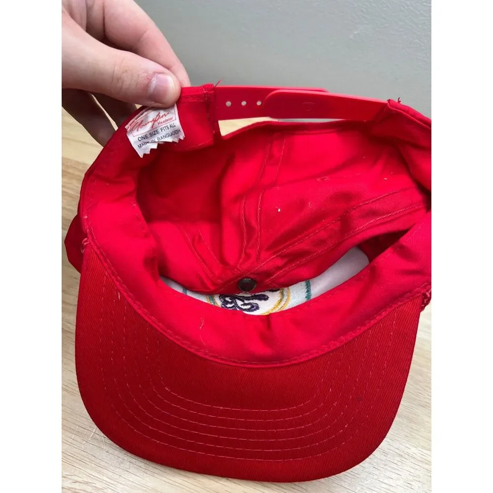 Laci Le Beau‎ Snapback Hat Mens Red Trucker Cap Patch Logo Tea
